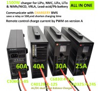 4S, 8S, 12S, 16S, 24S Lithium Battery charger