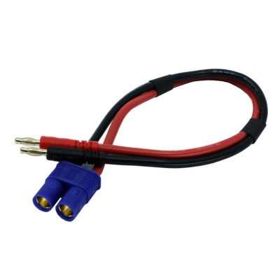 4mm Banana Plug to Male EC8 Power Adapter
