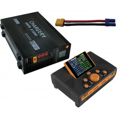1500W Power Supply and 456DUO Balance Charger COMBO